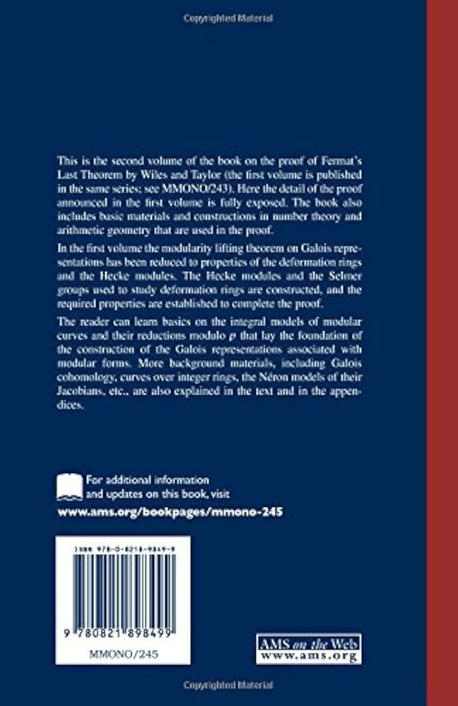 Amazon.com: Fermat's Last Theorem: The Proof (Translations