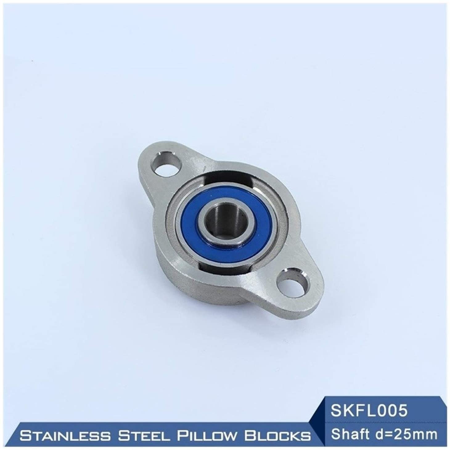 Rodamientos montados TMP1105 SKFL005 Eje de rodamiento 25 mm SSKFL005 Bloque de Almohada de Acero Inoxidable S KFL005 25 mm Alojamientos de rodamiento Precisión