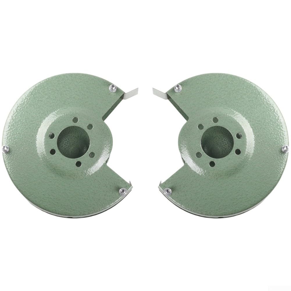 Copertura protettiva per smerigliatrice da banco da 15,2 cm, per rettificatrice tipo 150, coperture interne ed esterne, protezione di sicurezza, struttura in ferro, verde