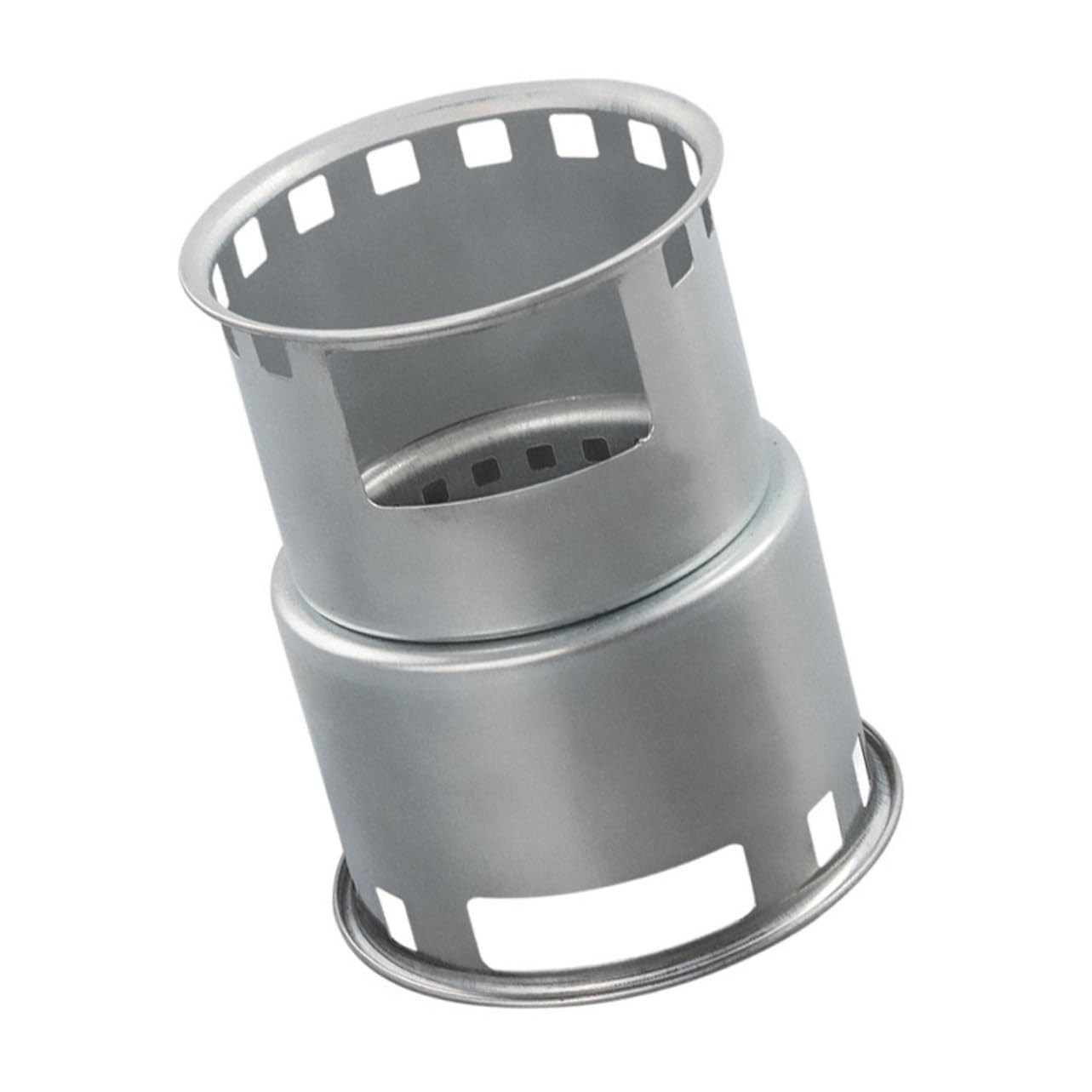 BESTonZON Estufa De Camping Gas Portátil Hornillo Eléctrico De Cocina Profesional Olla y Sartén Resistencia Al Viento Acero Inoxidable Ligera y Duradera Para Acampadas Picnic