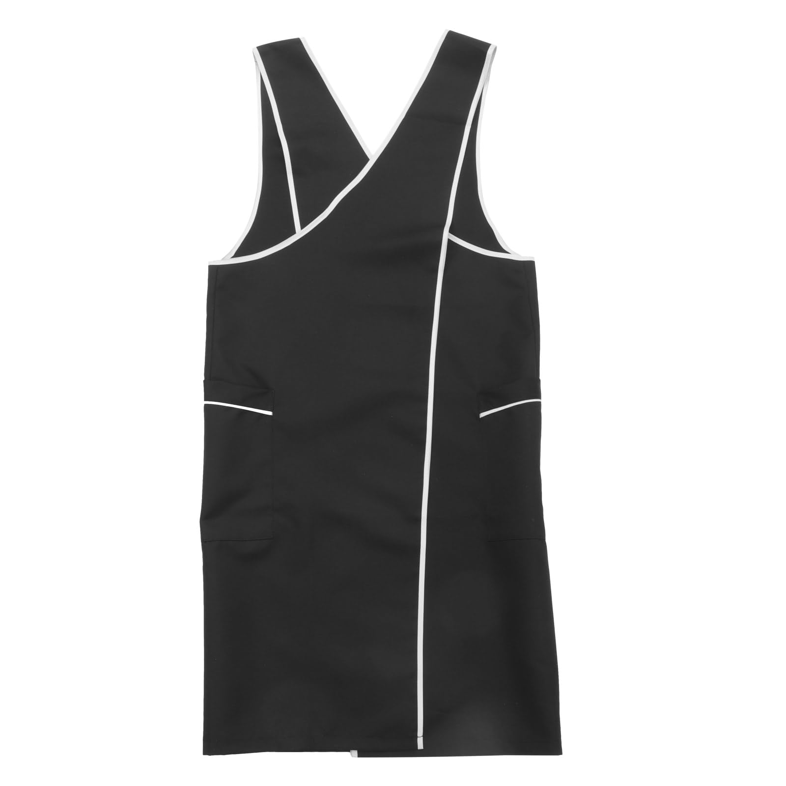 Delantal de peluquería negro TOPBATHY que evita manchas de tinte 2