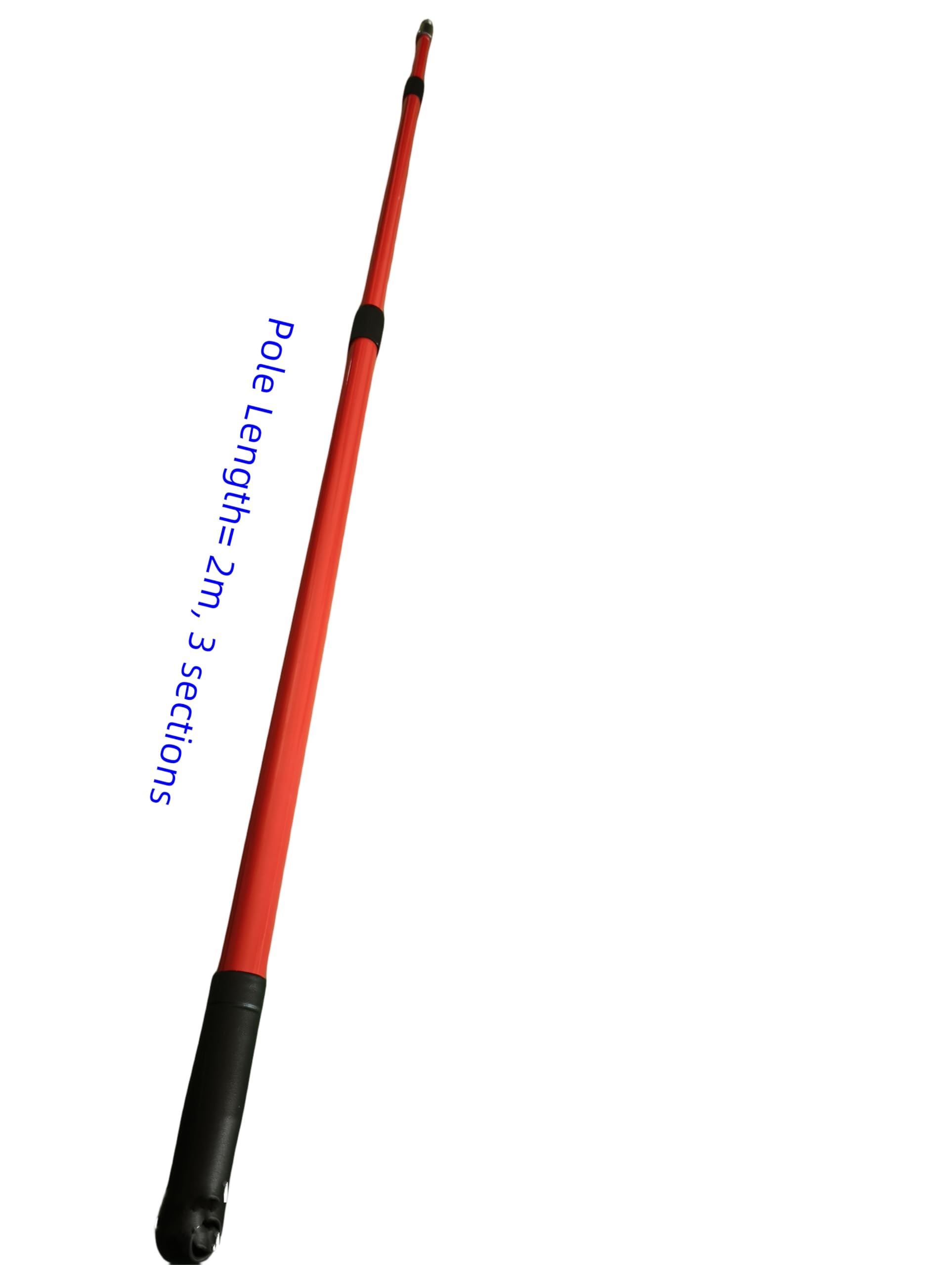 Escobilla de goma curvada de acero industrial de 36 pulgadas con adaptador de mango de rosca interior, poste de extensión de 78 pulgadas, cabeza de metal
