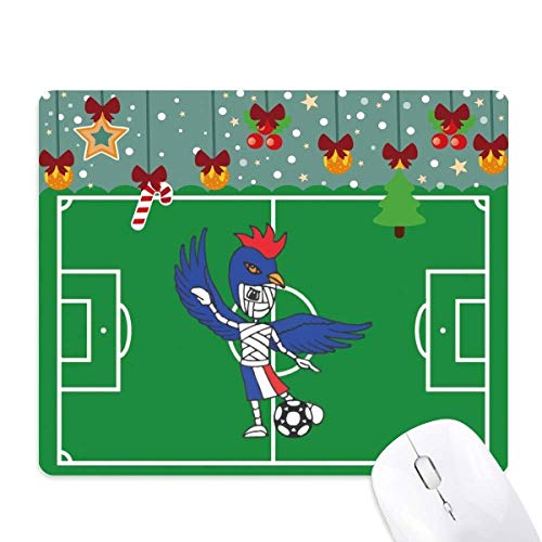 Tapis de souris coq foot France motif momie tapis caoutchouc antidérapant