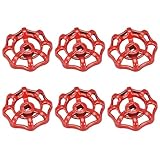 Photo Gallery recogwood 6 valvole per maniglia della ruota del rubinetto esterno in metallo, 6 x 6 mm, 0,24 x 0,24 pollici, maniglia di ricambio per ruota, diametro esterno ruota 53 mm, acciaio fuso verniciato Photo Gallery recogwood 6 valvole per maniglia della ruota del rubinetto esterno in metallo, 6 x 6 mm, 0,24 x 0,24 pollici, maniglia di ricambio per ruota, diametro esterno ruota 53 mm, acciaio fuso verniciato