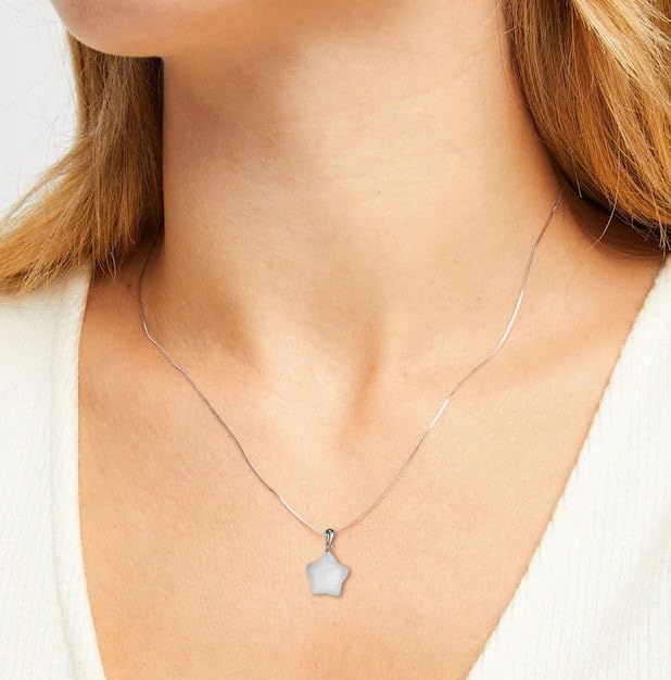 COAI 925 Sterling Silver Love Heart Moonstone Crystal Pendant Necklace - Image 3