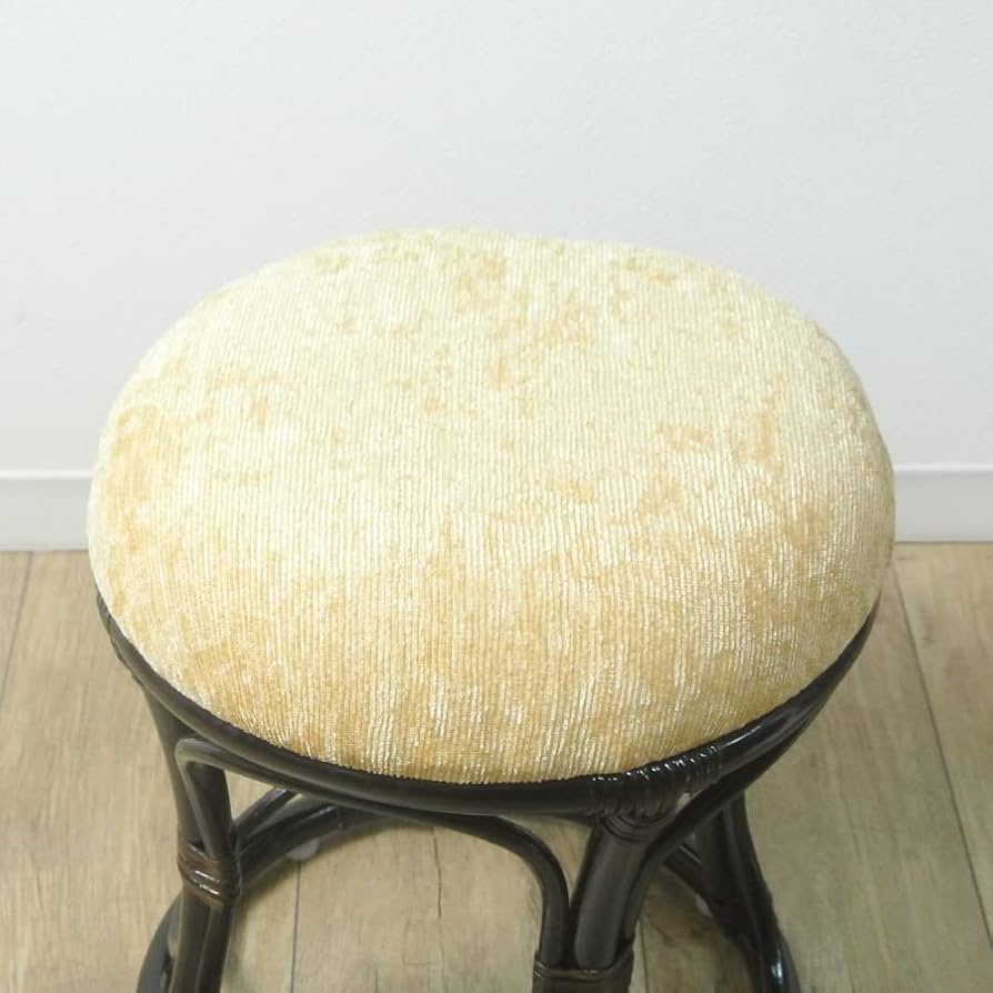 籐　スツール Amazon｜籐 ラタン スツール 座椅子 丸椅子 座面高38cm 軽量