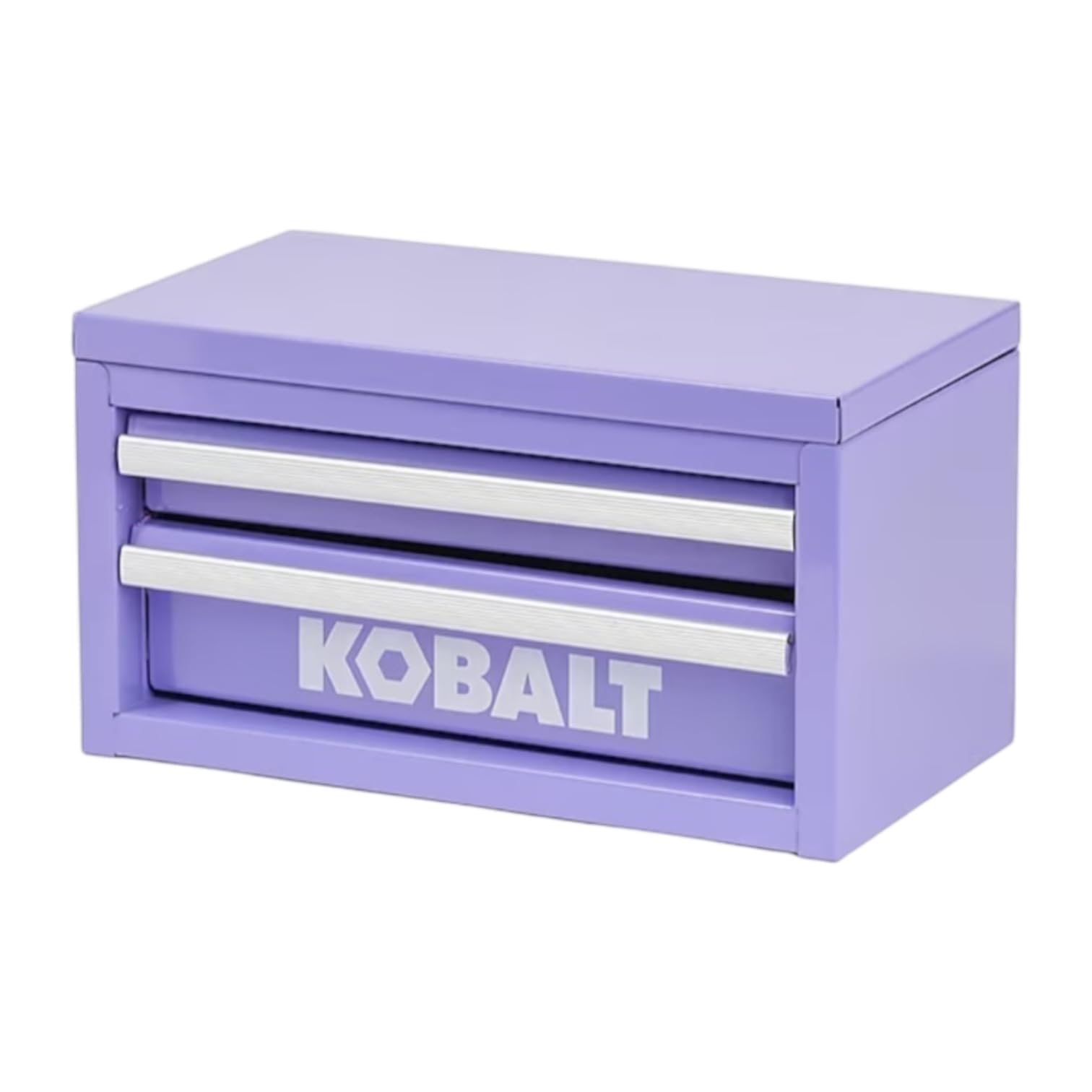 Mini 2-Drawer Purple Steel Tool Box 10.83-in W x 5.91-in H x 5.91-in D