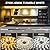 DAYBETTER Under Cabinet Lights, 6 PCS Under Cabinet Lighting with Remote, Dimmable LED Strip Lights for Bedroom, LED Lights for Kitchen Cabinet, Counter Shelf 2700K-6500K Warm to Daylight White, 9.8ft