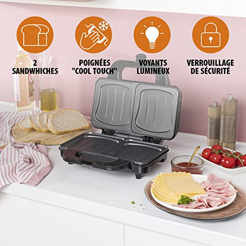 Appareil à croque monsieur Tristar SA 3060 – – 2 portions – Plaques extra profondes - vue 4