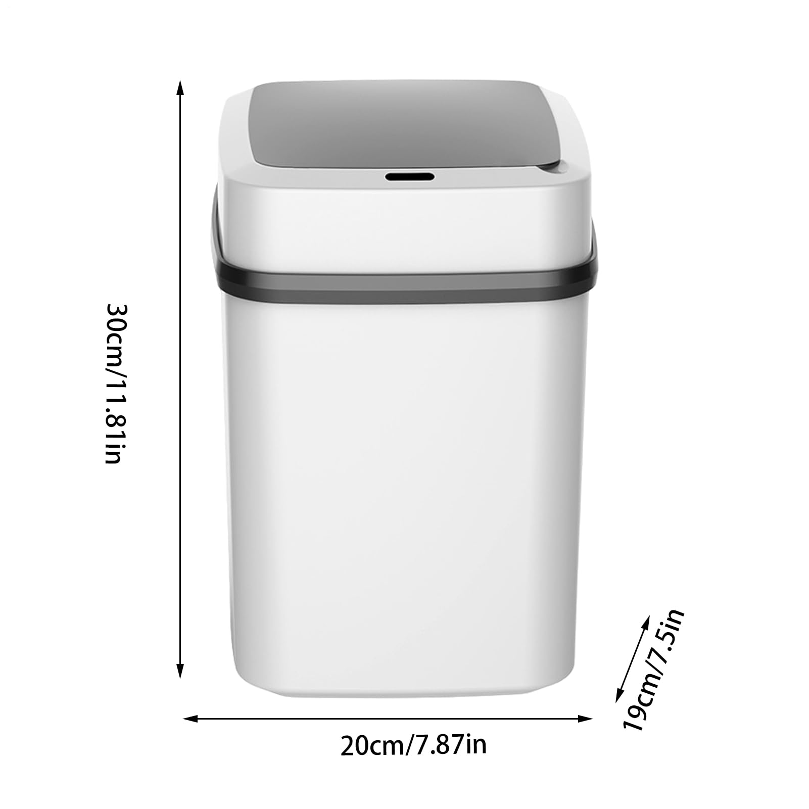 Touchless Trash Can, Garbage Can Automatic Sensor, Electric Trash Can with