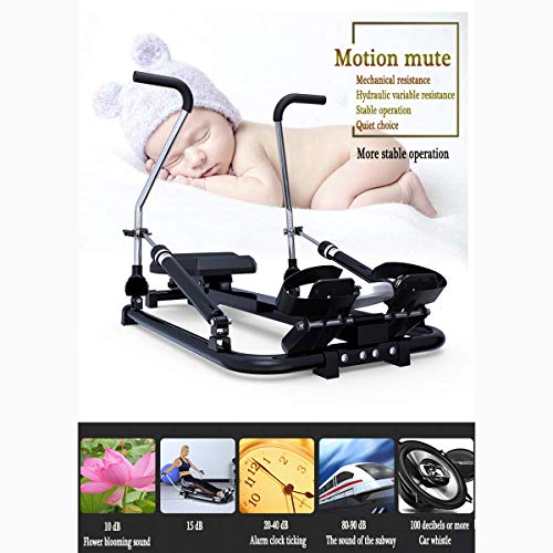 Image of Home Rowing Machine Foldable Silent,LCD Monitor and 6 Stage Resistance Adjustment Fitness Machine