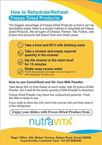Image of Nutra Vita Freeze Dried Cheddar Cheese Flakes 100 Grams