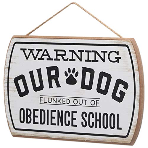 Dog Flunked Obedience School Hanging Wood Wall Decor - Funny Dog Sign For Home Decorating #TOP1