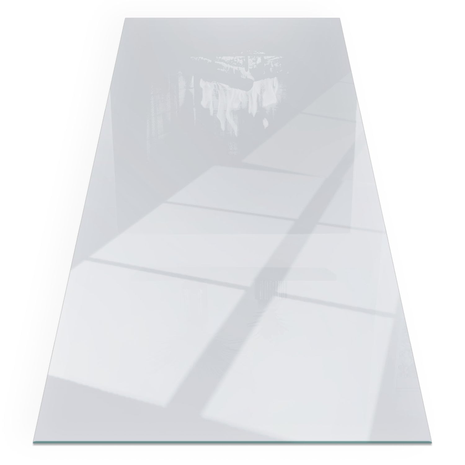 Placa base de chimenea 100x50 revestimiento suelo protector blanco
