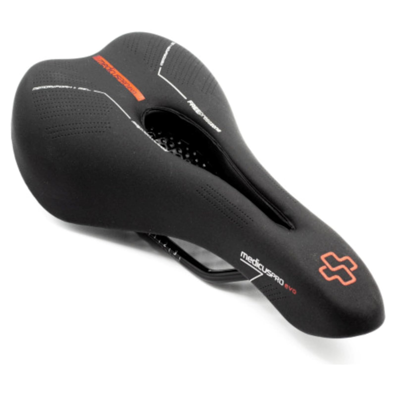 WITTKOP Medicus Pro Evo 7.0 MTB | Gel und Memory-Schaum Polsterung | Sport Sattel |Fahrradsattel | Fahrrad Sattel für Damen und Herren | Bequemer Fahrrad Sattel