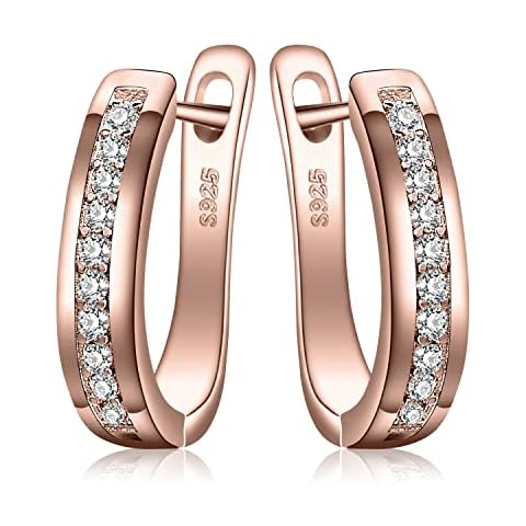 Joyas Pendientes de Oro Rosa Mujer Cover