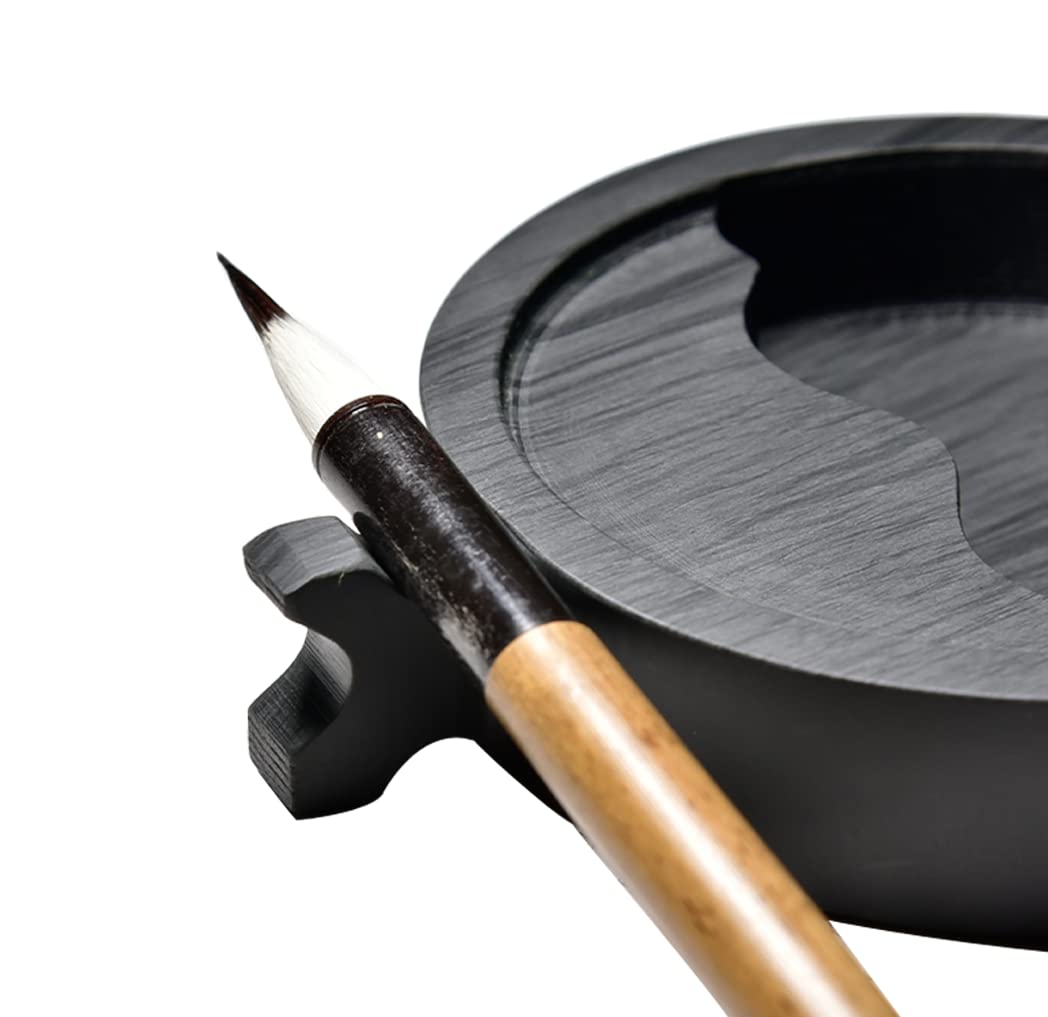 Amazon | 中国書道硯、書道絵画硯硯、書道道具硯、カバー蓋付き（墨棒