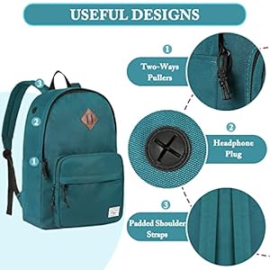 Kasqoschoolbackpack156inchclassiclightweightwaterresistantbackpackformenwomenteensgirlsboyskidstoschoolcollegetravelworkgreen Urban Country Home Decor Kasqo school backpack 156 inch classic lightweight water resistant backpack for men women teens girls boys kids to school college travel work green urban country home decor