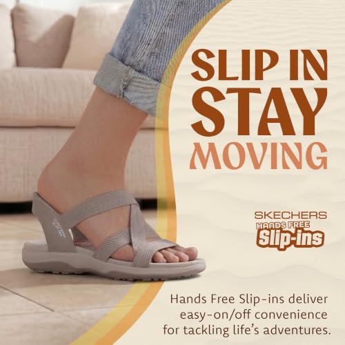 Image of Skechers Women's Reggae Slim - Stretch Flex Hands Free Slip-ins | Hands Free Slip-Ins, Memory Foam, Machine Washable, Vegan, Stretch Fit, Hands Free