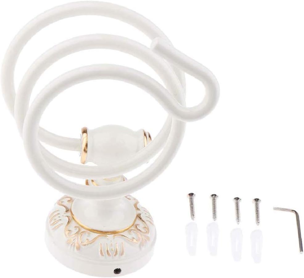 Creative Hair Dryer Shelf-Hair Dryer Seat Wall Mount Hair Dryer Rack Spiral Hair Dryer Matte Hair Dryer Bracket
