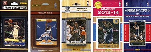 C&I Collectables NBA Memphis Grizzlies 5 Different Licensed Trading Card Team Sets, Brown, One Size
