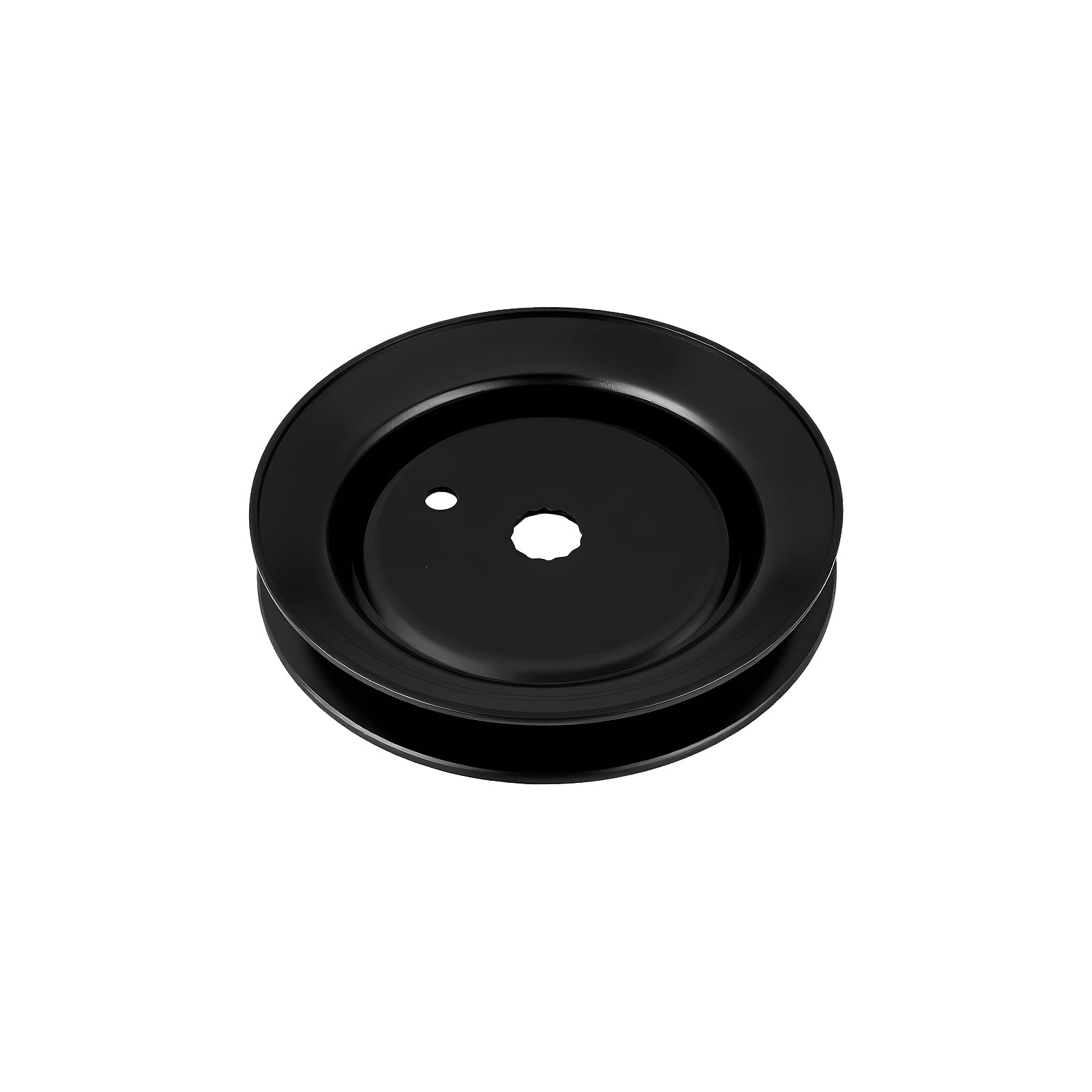 Yinettech Black Lawn Mower Idler Pulley Flat Idler Pulley 756-1188 Diameter 141Mm Height 24Mm Compatible With Mtd Sitting Lawn Mower