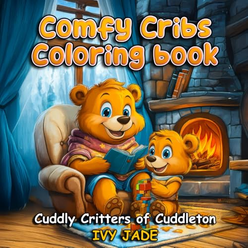 Comfy Cribs Coloring Book: Cuddly Critters of Cuddleton