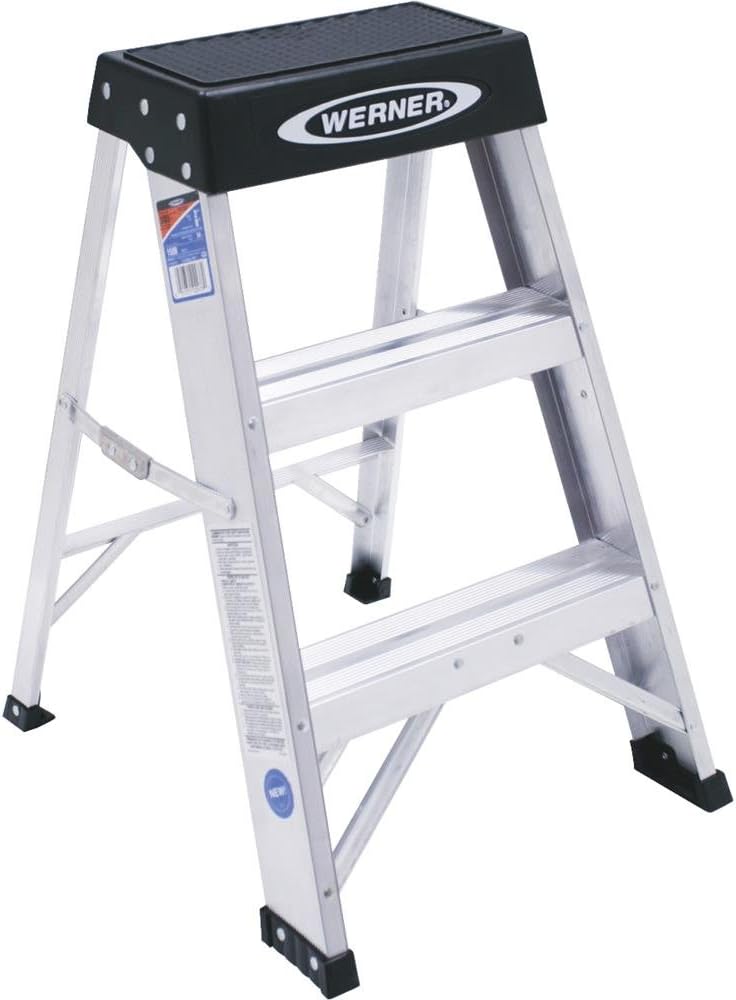 Werner 150B 2 Step Aluminum Step Stool