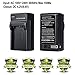 Camera Battery Charger for Canon LP-E5,EOS Rebel XS,Rebel T1i,Rebel XSi,XS,1000D,500D,450D,Kiss X3/2,LC-E5,Black