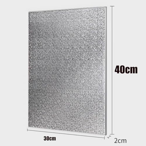 Protection thermique en aluminium pour separer le four du refrigerateur