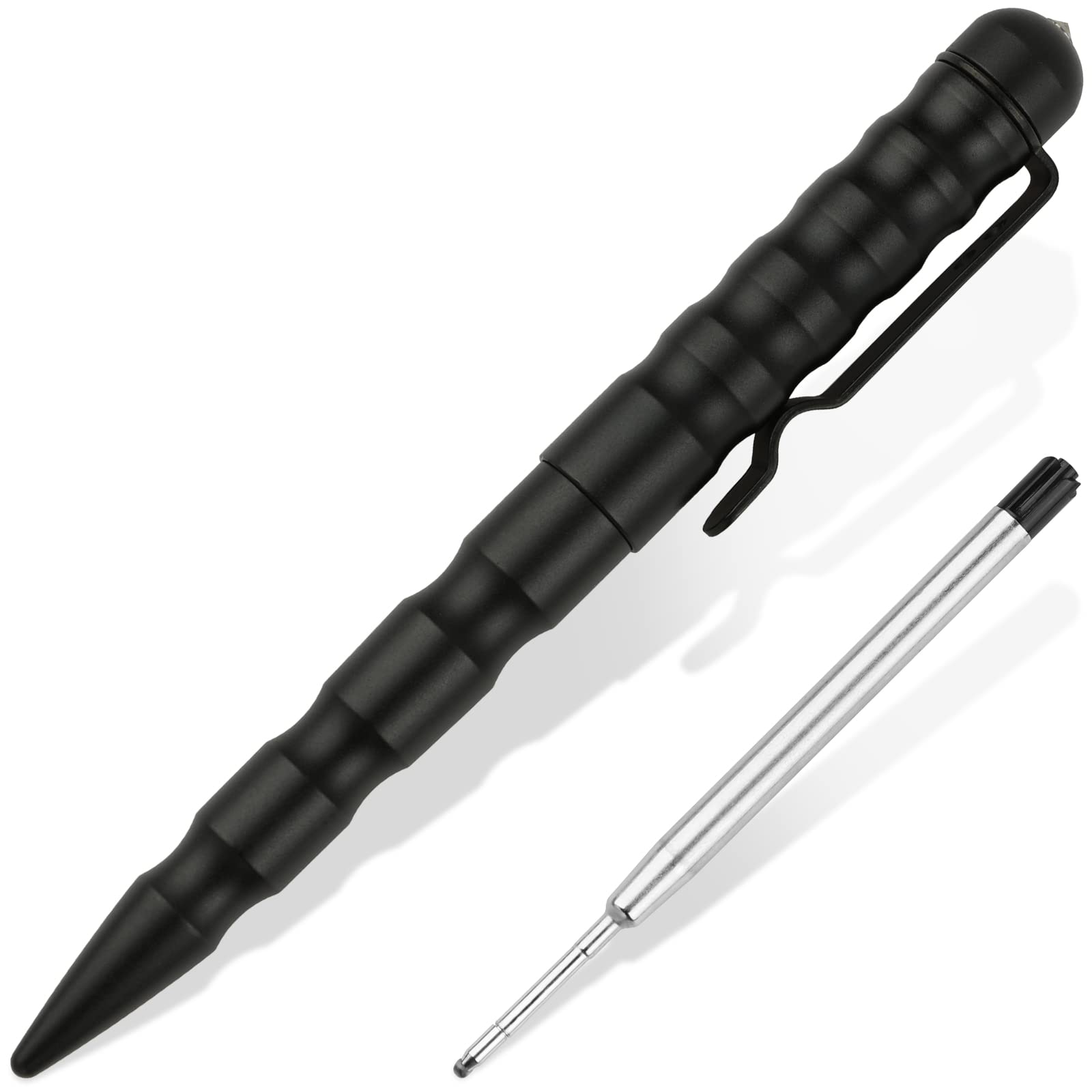 DISPATCH Military Tactical Pen, EDC Pen,Professional Self Defense Pen, Emergency Glass Breaker Pen - Tungsten Steel,Writing Tool with 1 ink Refill