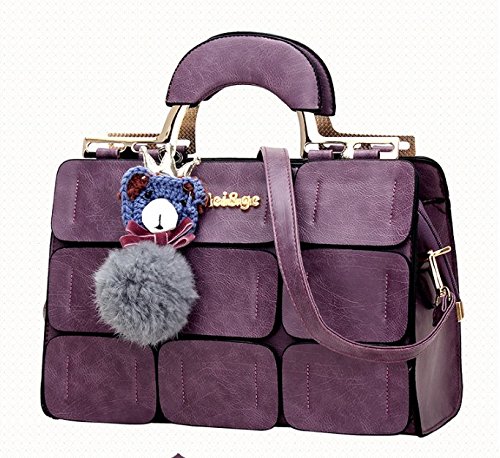 Sac à bandoulière lady squares et thread Boston bag pour femme