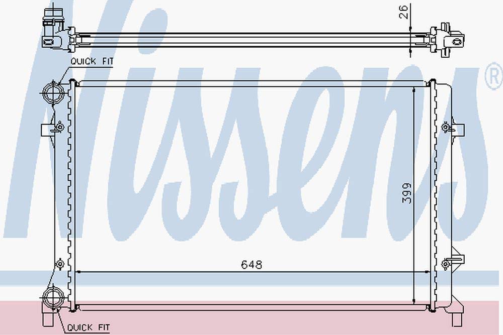 NISSENS Kühler, Motorkühlung 65277
