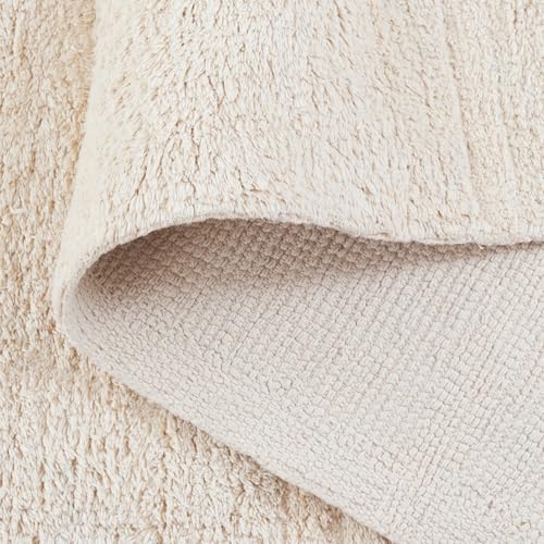 Tapete SAFAVIEH lavado fácil 5' x 8' color marfil miniatura 6