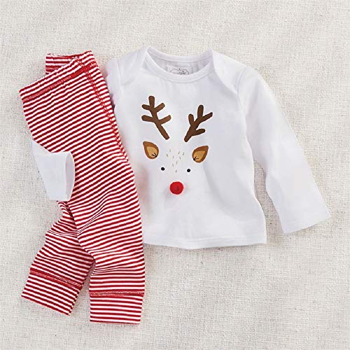 Mud Pie Kerst rendier broek set - Afbeelding 3