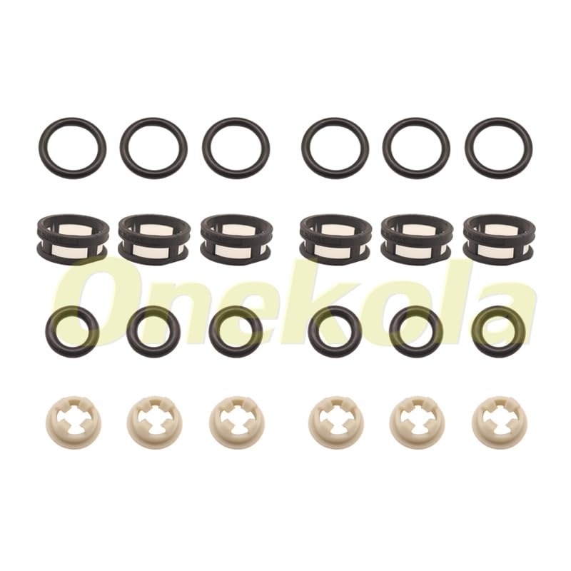 Fuel Injector Seal O-Ring Kit Seals Filters For 16600-57Y01 1991-1999 For Nissan Sentra 200SX NX 1.6L L4 GA16DE Engine 16600-57Y00 - (Color: 20 set)