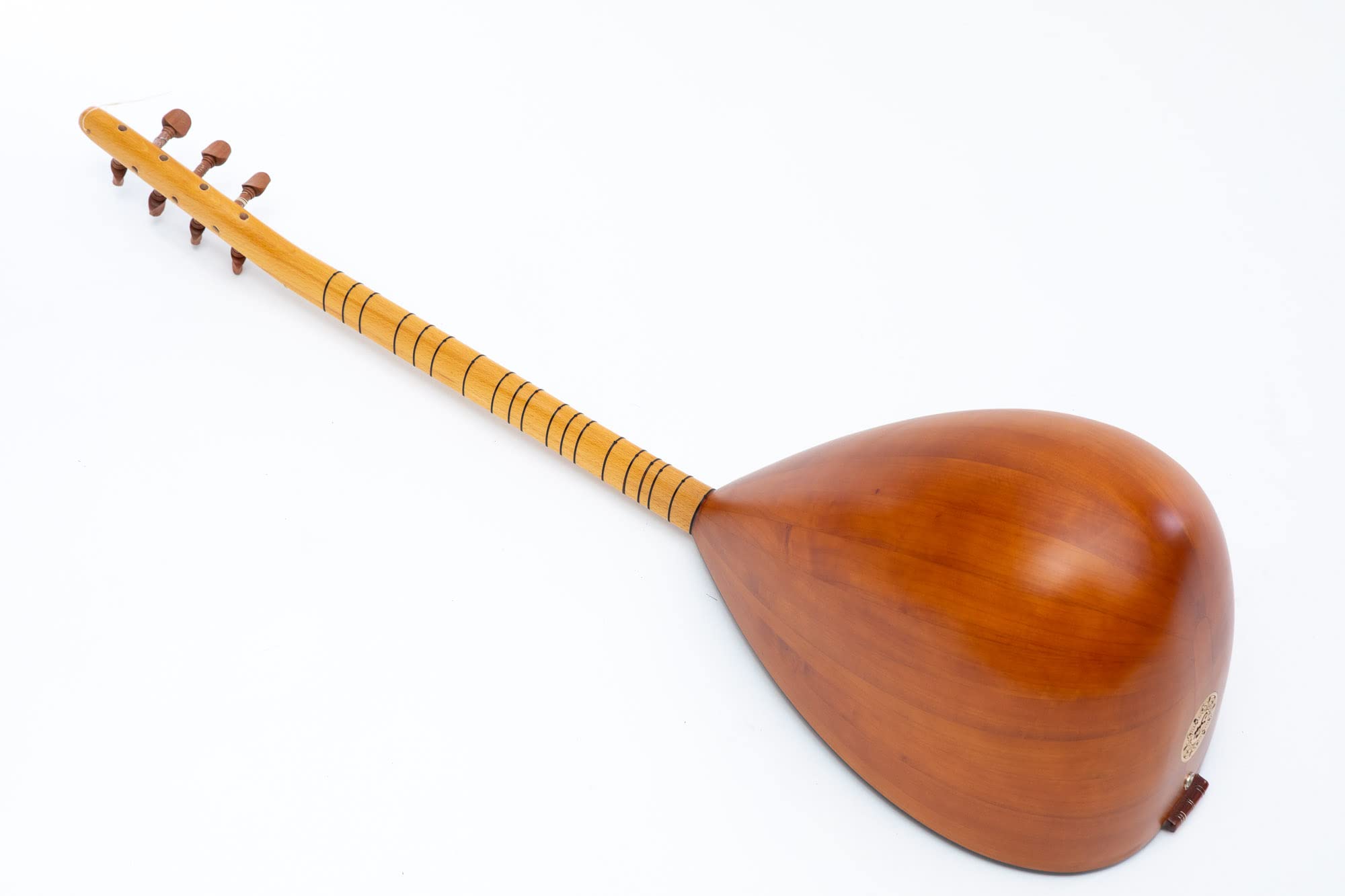 Turkish Baglama Short Neck Saz made of Solid Cherry Wood with built-in Pickup - Image 6