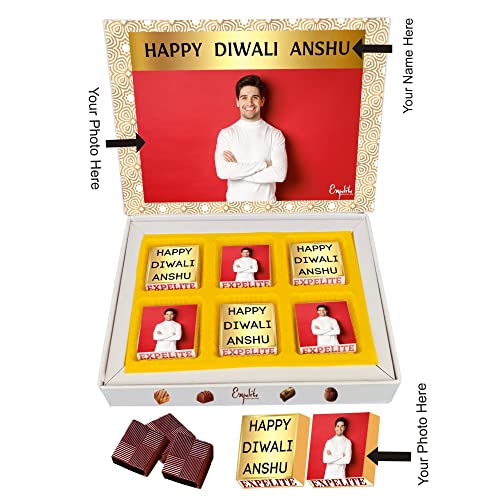 Image of Diwali Chocolate (6 Piece, Personalised Combo)