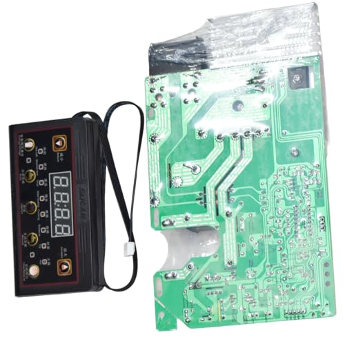 Image of RASHRI Induction Cooktop PCB Board, 2200W, Digital Display Control Panel, Universal Replacement Main Circuit Board Kit for Induction Stove Repair