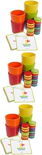 Toyvian 3 Conjuntos De Brinquedos De Reconhecimento De Cores Quebra-Cabeças Jogo Montessori Classificação De Cores Jogo De Correspondência De Arco-Íris Brinquedos De Madeira