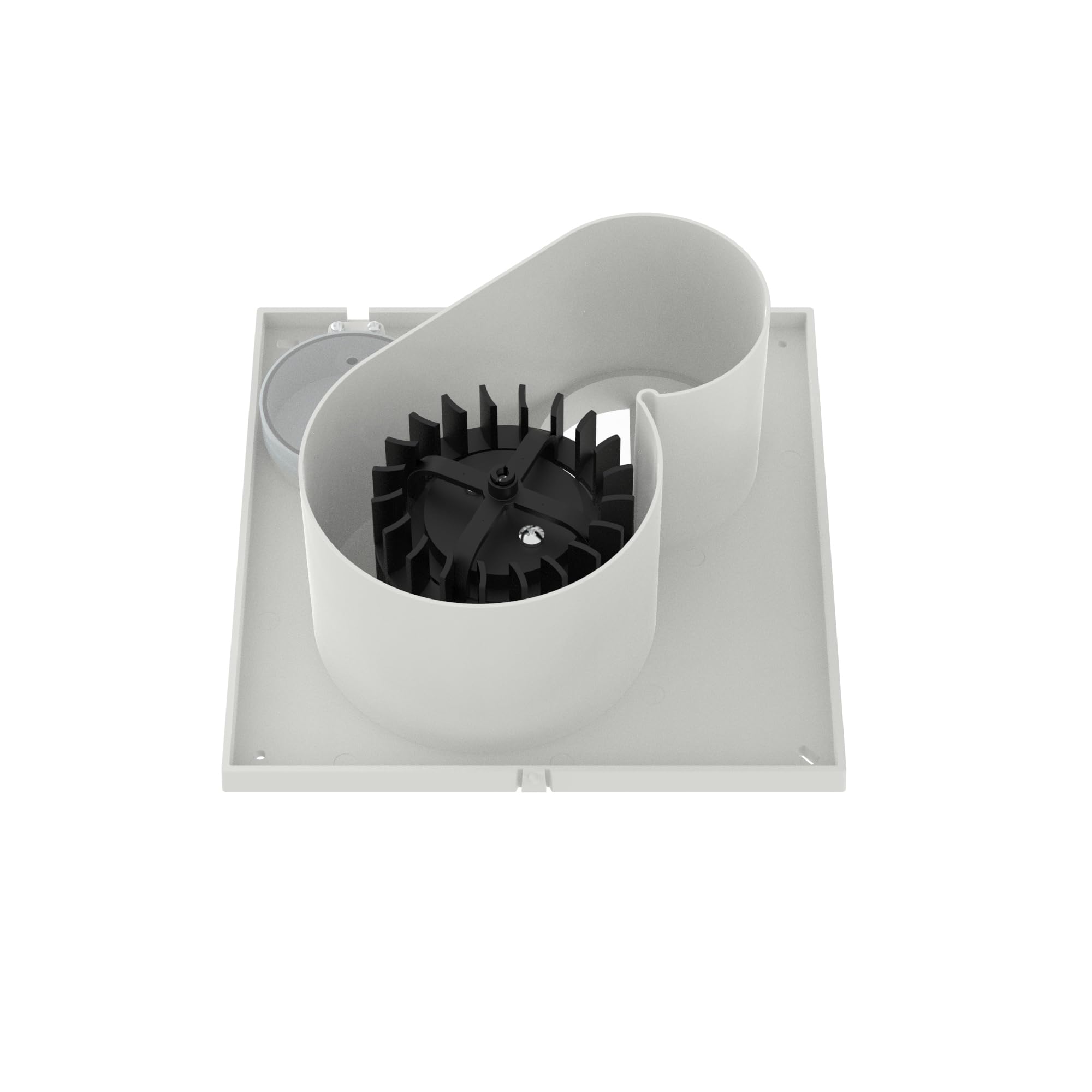 Plikc - Aspiratore centrifugo Ario Q Membrana Mylar anti ritorno Foro Ø100 adattabile Ø80-90
