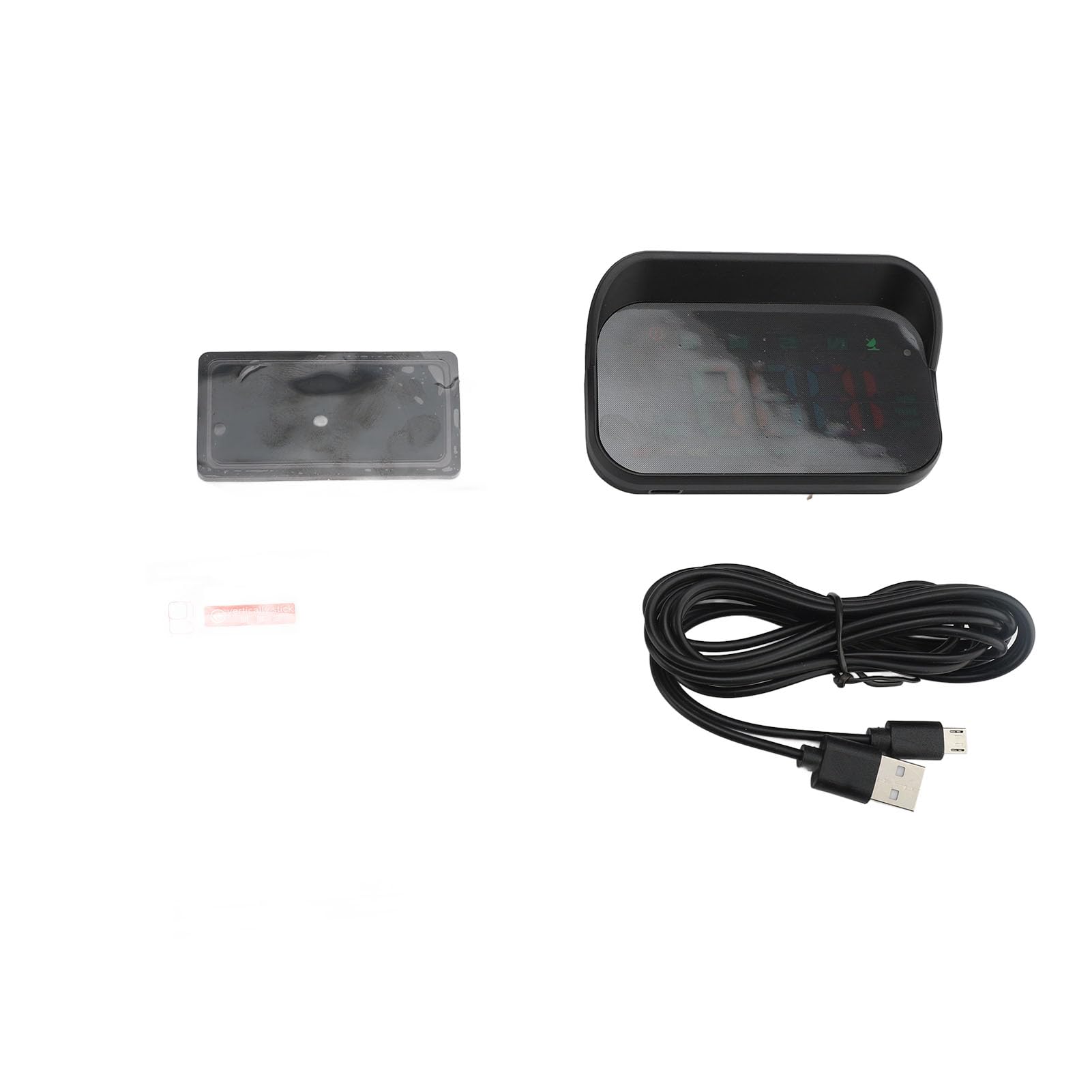 Écran HUD pour pare-brise, projecteur de tachymètre HUD avec GPS + compteur de vitesse Beidou - Balance de la luminosité, MPH/KM/H, avertissement de survitesse, avertissement de fatigue