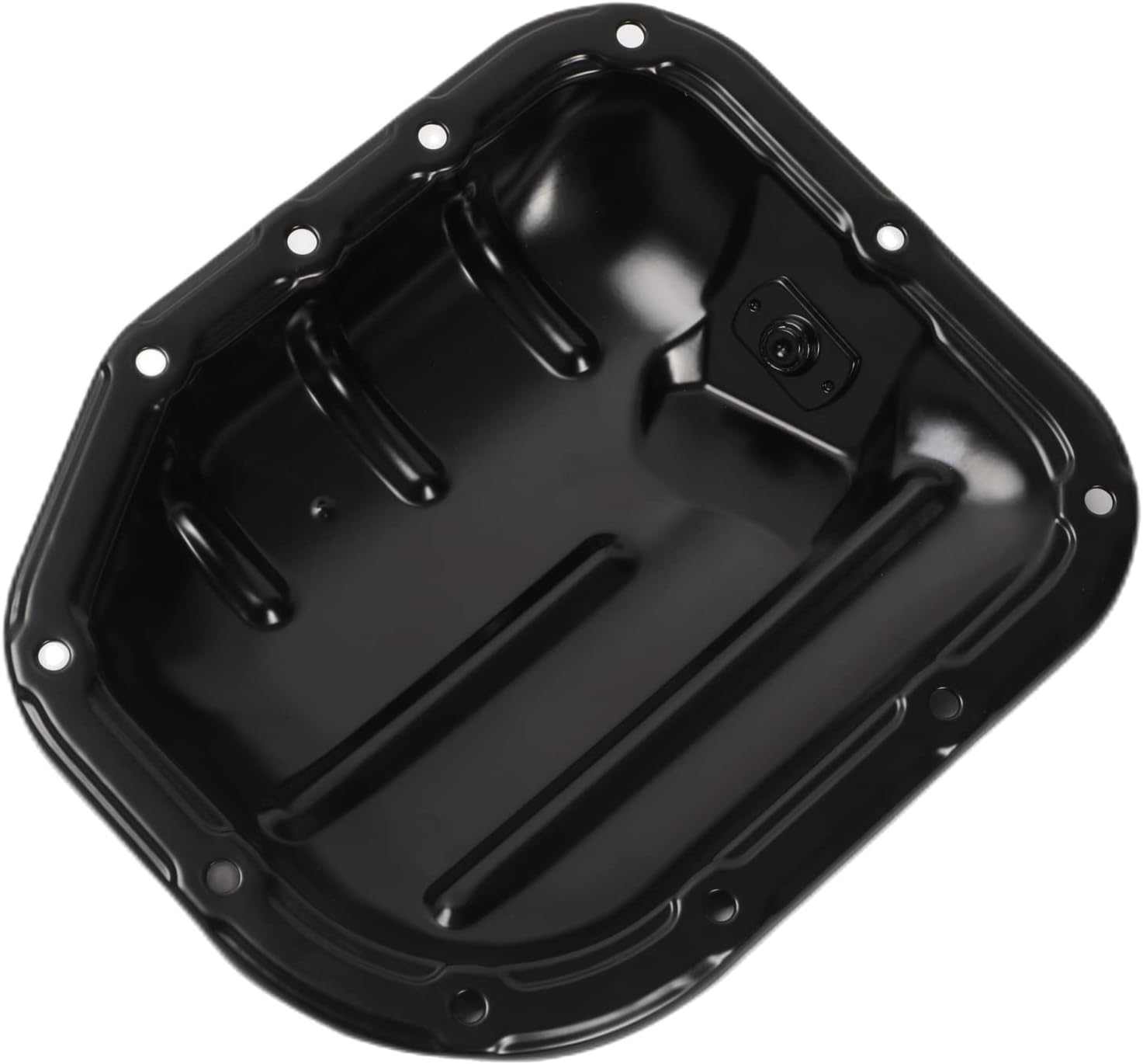 PuggBey Engine Oil Pan With Drain Plug Compatible With