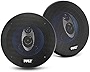 5.25” Car Sound Speaker (Pair) - Upgraded Blue Poly Injection Cone 3-Way 200 Watt Peak w/Non-fatiguing Butyl Rubber Surround 100-20Khz Frequency Response 4 Ohm & 1' ASV Voice Coil - Pyle PL53BL