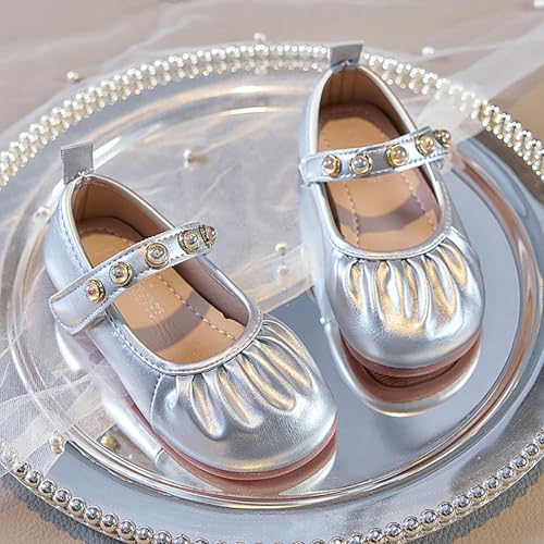 Girl Mary Jane Dress Shoes Comfortable Soft Sole Slip on Ballet Flat for Girl School Shoes for Toddler2