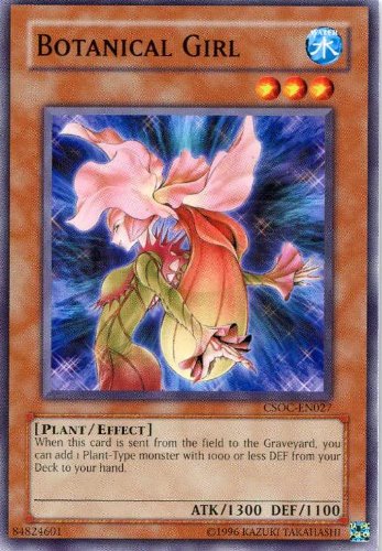 Amazon.com: Yu-Gi-Oh! - Botanical Girl (CSOC-EN027) - Crossroads of Chaos -  Unlimited Edition
