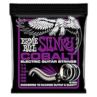 Cobalt produces a stronger magnetic relationship between pickups and strings, resulting in increased output. Cobalt electric guitar strings provide an extended dynamic range, incredible harmonic response, strong low end, and crisp, clear highs. Wound...
