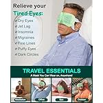 16 Packs Steam Eye Masks for Dry Eyes, SPA Warm Eye Mask, Relief Eye Fatigue Hot Sleep Eye Mask for Puffy Eyes Mask, Disposable Moist Heating Compress Pads for Sleeping, Christmas Gift, Unscented - Image 3