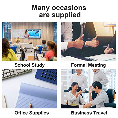 Yoment Discbound Notebook Customizable Spiral Journal Refillable 5 Subject Notebook With Removable Pages 120 Wide Ruled Disc Planner With 6 Binder Dividers & 16 Tabs For Work Meeting School, Black #TOP5