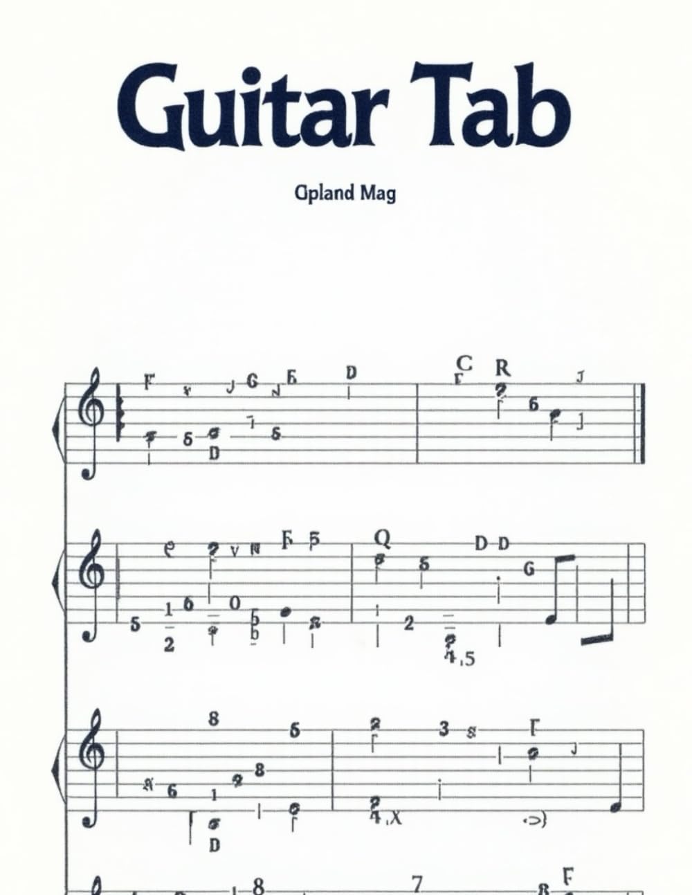 Tablatures guitare advanced artistic performances livre d'exercices de style